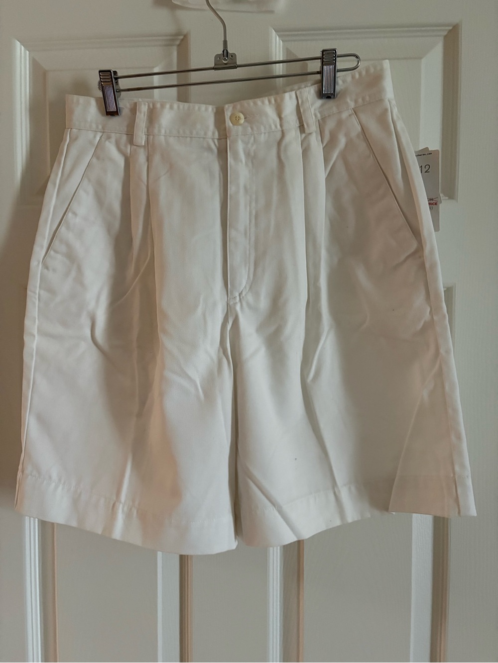 Liz Claiborne Women's White Flat Front Shorts